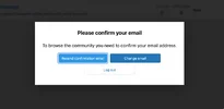 Please confirm your email - XenForo 2.3