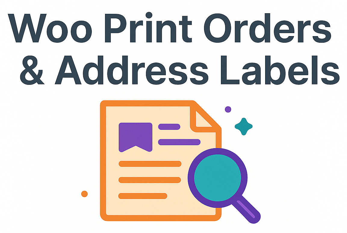 WooCommerce Print Orders & Address Labels