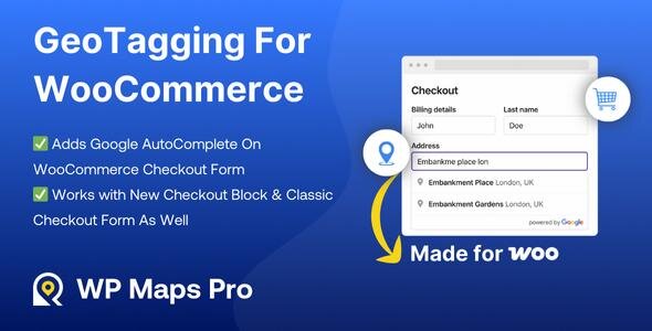 GeoTagging for WooCommerce