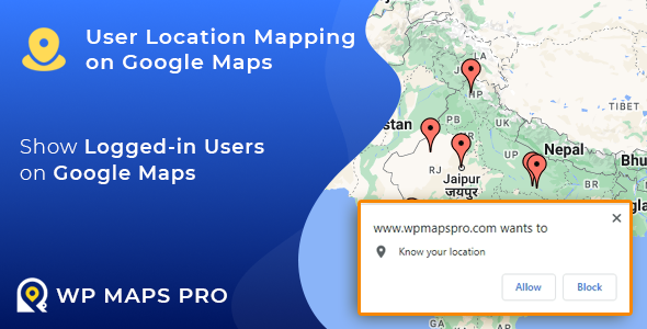 User Locations on Google Maps