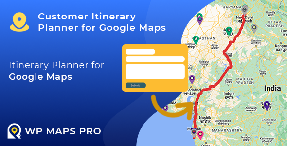 Customer Itinerary on Google Maps