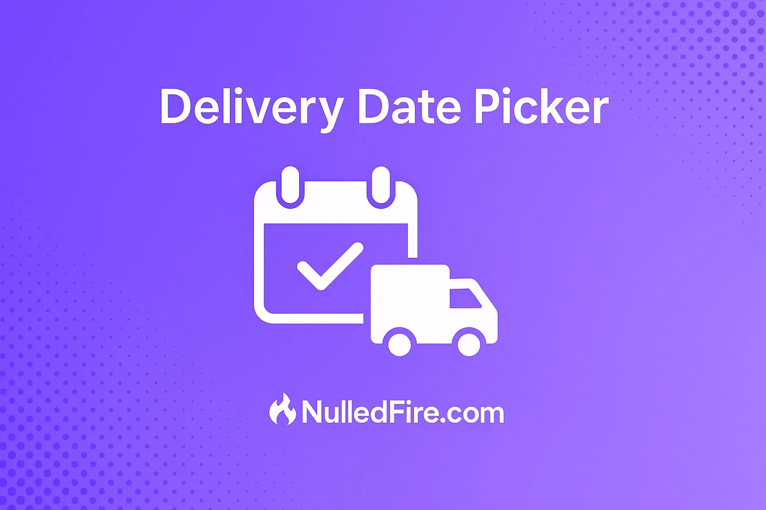 Delivery Date Picker