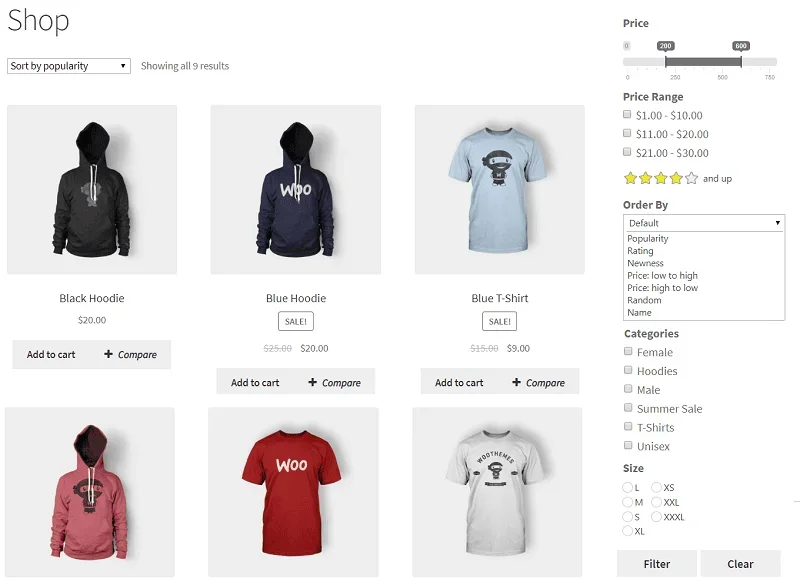 Product Filter for WooCommerce by WBW