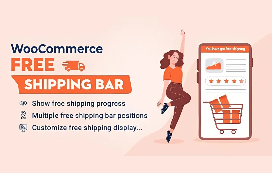 WooCommerce Free Shipping Bar