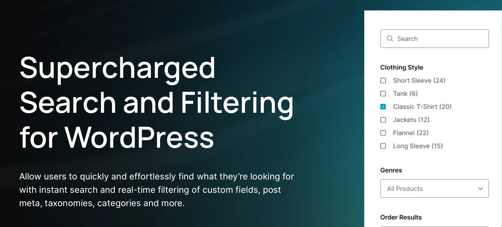 Search & Filter Pro