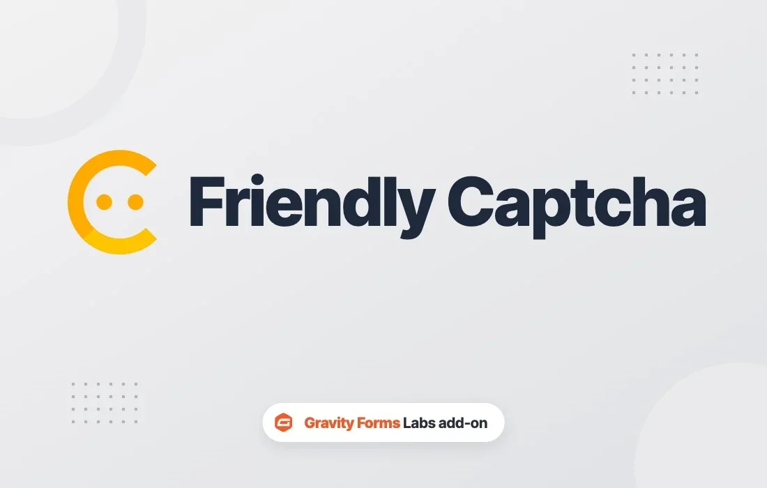Gravity Forms - Friendly Captcha Add-On