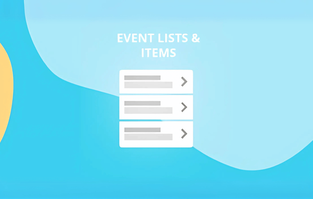 EventOn Lists and Items Add-on
